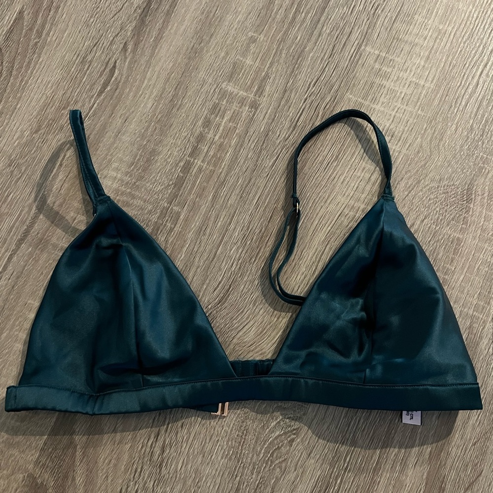 Emerald Green VS triangle bralette